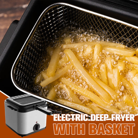 Electric Deep Fryer with Basket