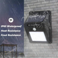 Solar Powered Motion Sensor Wall Light