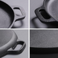 📢📢50% OFF !! ⏰Non-Stick Cast Iron Griddle Pan with Handles