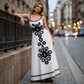 Floral Print Spaghetti Strap Maxi Dress