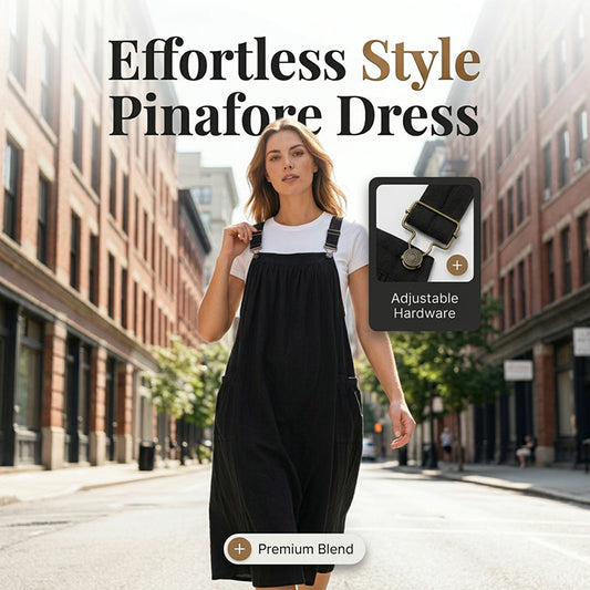 🎁2026 New Arrivals 50% OFF💥Loose Midi Overall Dress – Relaxed Fit, Breathable & Side Pockets – Everyday Casual ✨