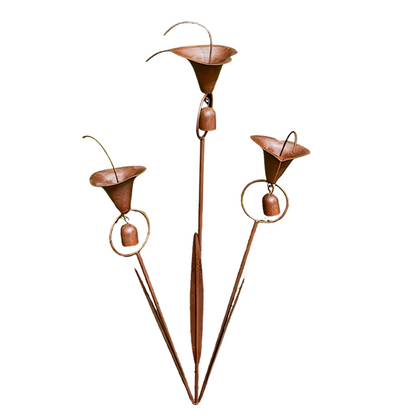 🔥BUY MORE SAVE MORE🔥Calla Lily Garden Stake with Bell Chimes