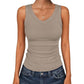⛱️Last Day Special Price ￡7.99!!💞Women's V-Neck Ribbed Knit Tank Top
