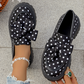📢📢50% OFF !! ⏰Women's Polka Dot Bow Platform Loafers