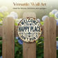 🔥While Supplies Last 40% OFF!🎉 Vintage "Happy Place" Metal Sign