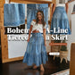 👗 50% OFF NOW! ⏰ Women's High Waisted Tiered A-Line Denim Maxi Skirt – Flattering, flowy & perfect for everyday casual chic 💙