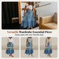 👗 50% OFF NOW! ⏰ Women's High Waisted Tiered A-Line Denim Maxi Skirt – Flattering, flowy & perfect for everyday casual chic 💙