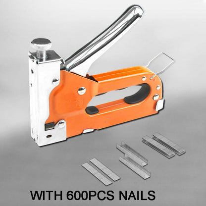 🛠️ 3 In 1 Staple Nail Tool ✅ Adjustable Power & 600 Nails Included | Fast DIY Woodworking Fixes 🔥 -49% TODAY ONLY