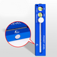 Heavy-Duty Pocket Level with Sliding Ruler