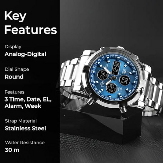 🎁2026 New Arrivals 50% OFF💥Men‘s Military Watch – Analog-Digital Display, Waterproof & Shock-Resistant 🛡️