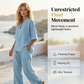 ⏳Limited-time 50% off⏰Women's Casual V-Neck Top and Wide-Leg Trousers Set👚👖