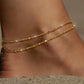 🎁New Arrivals 50% OFF💥Dainty Layered Waterproof Anklet