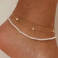 🎁New Arrivals 50% OFF💥Dainty Layered Waterproof Anklet