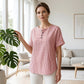 🥳SUMMER HOT SALE🥳💞50K+ SOLD!💥50% OFF! 🔥Women's Casual Striped Henley Shirt