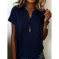 📢📢50% OFF !! ⏰Women's Casual V-Neck Short Sleeve Top