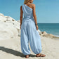 📢📢50% OFF !! ⏰Women's One-Shoulder Top and Wide-Leg Pants Set