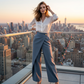 ⏳Time-Limited Special⏰Women's Patchwork Cropped Casual Trousers👖