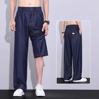 👖Men's Casual Wide-Leg Straight Trousers