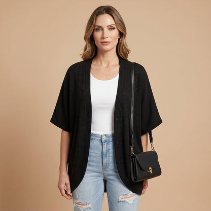 🌿 Women's Casual Short Sleeve Cardigan 🌼
