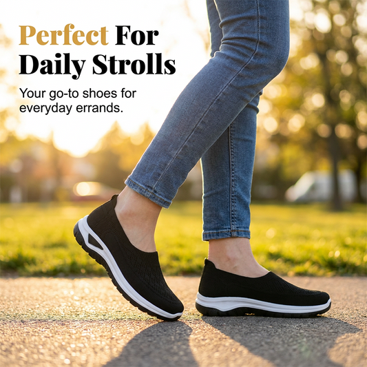 Women's Breathable Mesh Slip-On Walking Shoes
