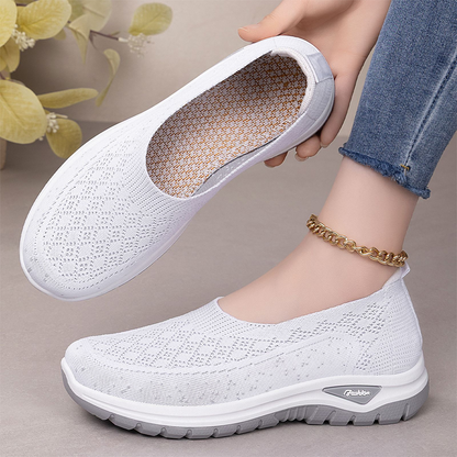 Women's Breathable Mesh Slip-On Walking Shoes