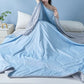 🛏️ 60% OFF NOW! ❄️ Comfortable Cooling Blanket – Breathable & lightweight – Perfect for hot sleepers – soft, cool & machine washable 🌙✨