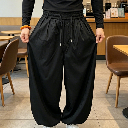 🩳 LIMITED-TIME 50% OFF! ✨ Men's Summer Harem Pants – Loose Fit, Breathable, Comfortable ☀️