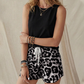 👕50% OFF! ✨ Women's Tank Top & Leopard Shorts Set – Casual, Bold, Stylish 🐆