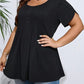 ⏳Time-Limited Special⏰Women's Pleated Puff Sleeve T-Shirt – Elegant & Loose Fit – Chic Essential 🌸