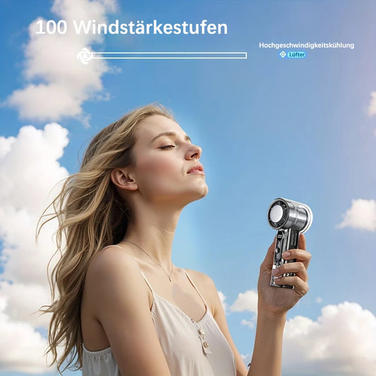 🌀 50% OFF NOW! ⏰ Bladeless Portable Refrigeration Fan – 100+ Speed Adjustable & Digital Display – Cools instantly, quiet operation & rechargeable – perfect for desk, bed or travel ❄️
