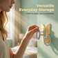🦋Rotatable butterfly hook – no drilling needed, 3 arms for all your accessories, keeps everything organized