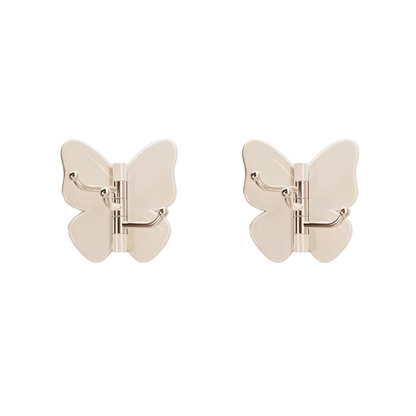 🦋Rotatable butterfly hook – no drilling needed, 3 arms for all your accessories, keeps everything organized
