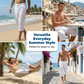 👖☀️🌊 LIMITED-TIME 50% OFF! Men’s Casual Capri Pants with Drawstring Waist – Breathable Cotton, Loose Fit, 3/4 Length – Perfect for Beach, Park, or Weekend Chill 🏖️😎