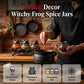 🐸🔮🍃 LIMITED-TIME 50% OFF! Mystical Frog Shaped Spice Jars – Whimsical Design, Airtight Lids, Adds Magic to Your Kitchen Shelves – Great for Herbs, Spices, or as a Quirky Decor Piece ✨🏺