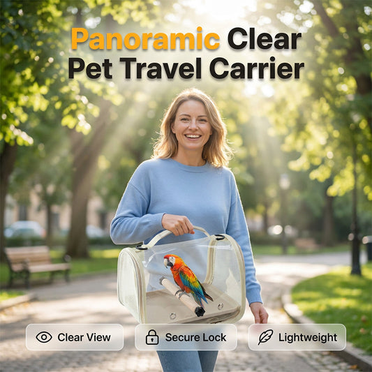 🥳 50% OFF! 🥳Portable Transparent Bird Carrier Bag