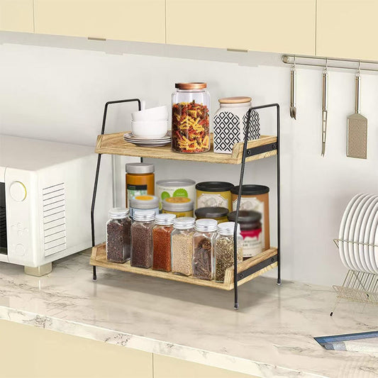 🌿 2-Tier Countertop Organizer Shelf 💪
