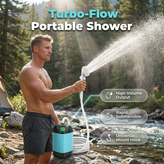 💦Portable Outdoor Camping Shower Pump🎒