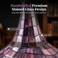 🧙‍♀️Enchanting Ambiance Stained Glass Witch Lamp💡