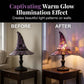 🧙‍♀️Enchanting Ambiance Stained Glass Witch Lamp💡
