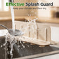 💧Foldable Sink Splash Guard with Suction Cups🧽