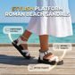 👠Women's Adjustable Buckle Platform Sandals☁️