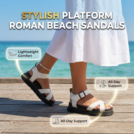 👠Women's Adjustable Buckle Platform Sandals☁️
