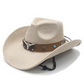📢📢40% OFF !! ⏰Unisex Suede Cowboy Hat with Vintage Bull Band and Wind Rope