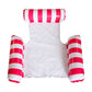 ☁️LAST DAT 49% OFF🌊Colorful Striped Inflatable Pool Float with Inflator