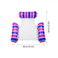 ☁️LAST DAT 49% OFF🌊Colorful Striped Inflatable Pool Float with Inflator