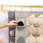 🧦 LIMITED-TIME 50% OFF! ✨ Double-Sided Storage Underwear Hanging Organizer – Transparent Mesh, Rotatable Hook, Space-Saving 👙