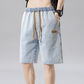 🩳 LIMITED-TIME 50% OFF! ✨ Men's Summer Lightweight Denim Shorts – Relaxed Fit, Elastic Waist, Deep Pockets 🌊