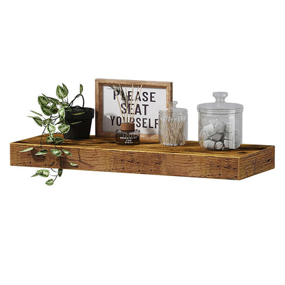✨ Minimalist Wooden Floating Wall Shelves🛋️