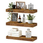 ✨ Minimalist Wooden Floating Wall Shelves🛋️