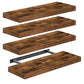 ✨ Minimalist Wooden Floating Wall Shelves🛋️